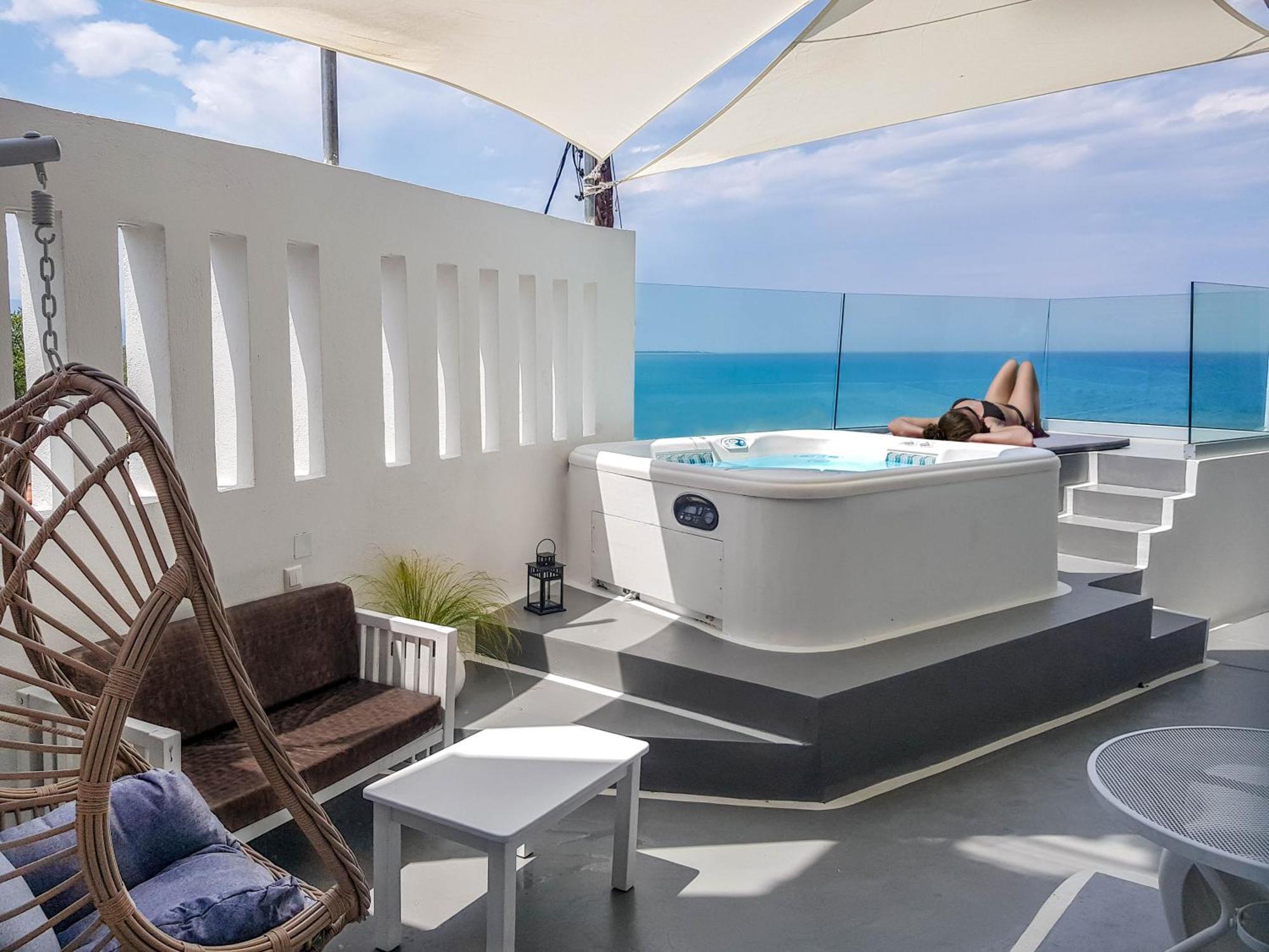 Panorama Suites & Spa - Adults Only Stómion Exterior foto